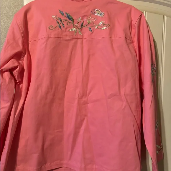 Quacker Factory Coral Jacket 2x. NWT - Picture 4 of 4